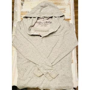 💥Roots •Canada • Lightweight Long Sleeve Speckled Henley 💥